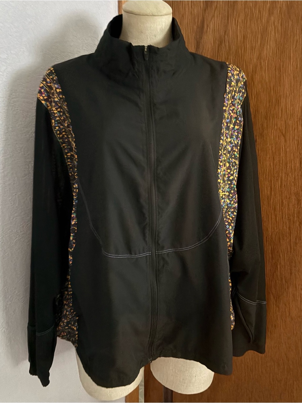 NIKE Plus sz 1X Windrunner Mesh Jacket Track Icon Clash Black